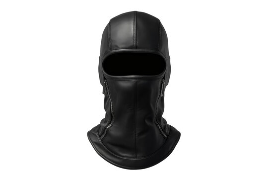 Black balaclava face mask with wide eye opening