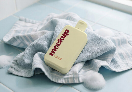 Bottle on a Towel