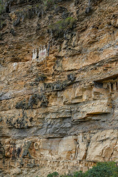 Cruz Pata, Peru - July 2, 2026: Sarcophagi of Karajia at the Karajia Archaeological Monumental Zone in Cruz Pata, Peru.