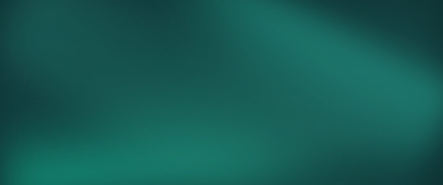 A beautiful abstract gradient background featuring shades of teal and deep forest green