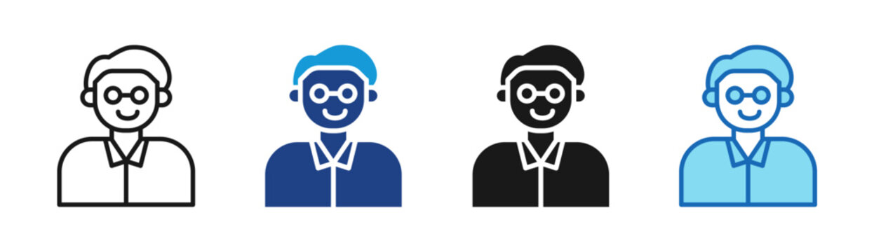 Smart Teacher icon set multiple style collection