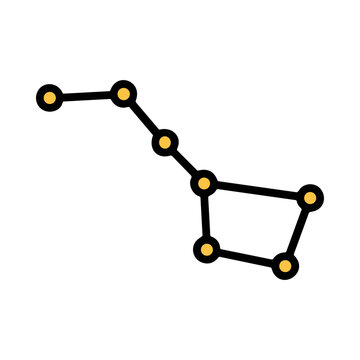 The Big Dipper Constellation A Celestial Pattern Of Seven Bright Stars