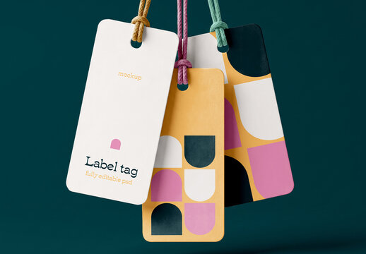 Hang Tag Duo Mockup