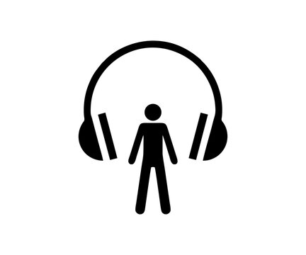 TC 014: Audio tour icon sign. Tourism, culture and heritage vector design and illustration.

