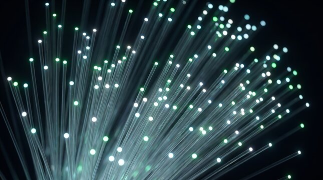 3D tube strands rendered in soft green tones