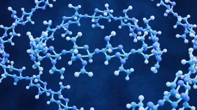 Molecular structure and chemical bonds visualization