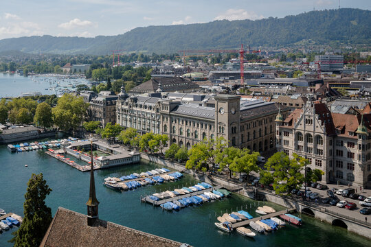 Views from the city of Zurich, Switzerland