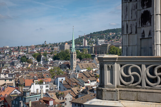 Views from the city of Zurich, Switzerland