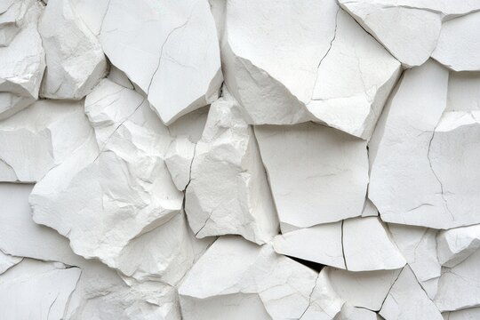 Elegant White Rock Wall Texture for Modern Design Concepts and Architectural Photography