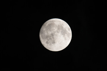 Fototapeta premium Full moon in a nigh sky