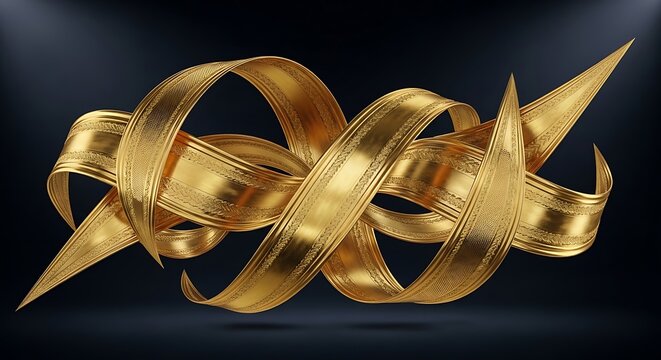 golden crown isolated on white background