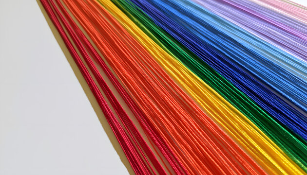 Rainbow-Stranded Sequins