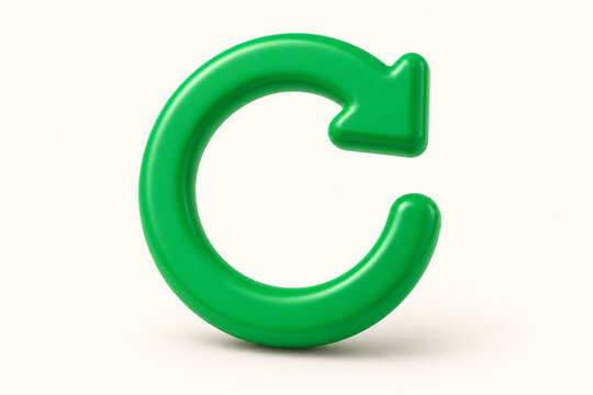 3D Refresh Button UI Element for Web and Application Interfaces