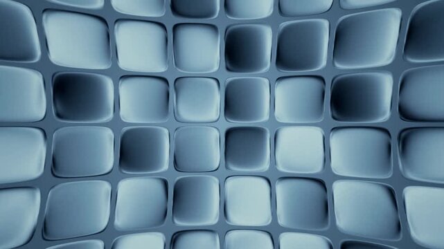 Metallic gradient pattern motion background with bright shiny chrome effect tiles. Full HD looping animation suitable for futuristic and technology projects.