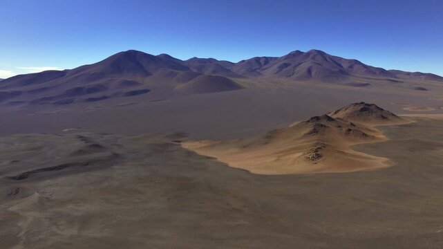 Mountain desert landscape in the Argentine Altiplano
