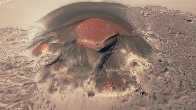 Aerial view of Jote volcano in Catamarca, Argentina
