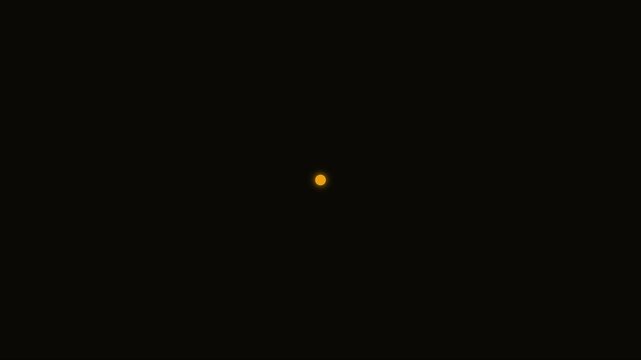 Abstract golden particle motion animation 4k background, with glowing orbital, rings and minimalist, particle energy flow