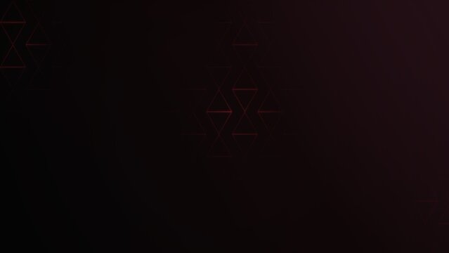 Crimson red glowing triangle diamond pattern background