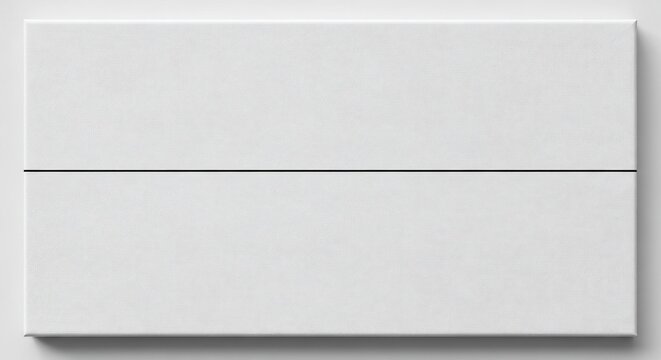 White rectangular object