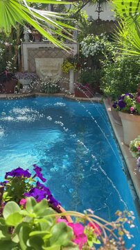 Charming garden oasis in Cordoba, spain