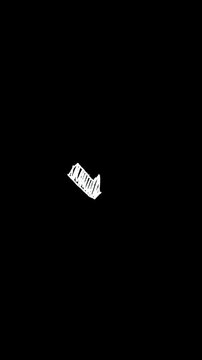 white doodle checkmark animation hand drawn