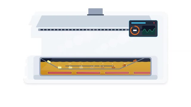 Automated Production Line with Quality Control and Sorting Process
