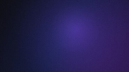 Fototapeta premium Deep purple and dark blue abstract background, with a soft, grainy texture and, a subtle central, light glow effect, for versatile digital projects