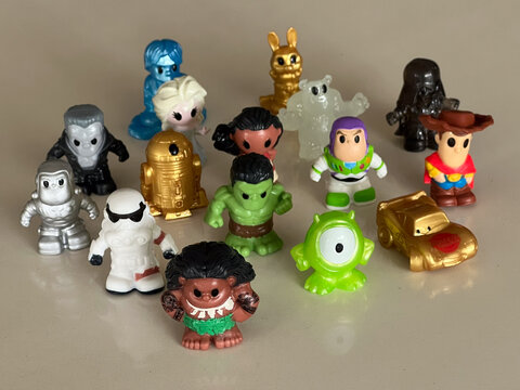 Large Group of Disney Ooshies from Woolworths