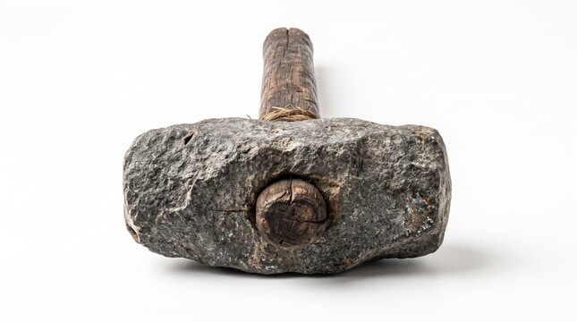 Old heavy iron sledgehammer tool