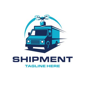 Illustration of Cargo and Shipment Logo Design Vector Illustration