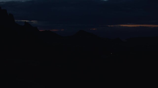 Timelapse from Quiraing view point on the Isle of Skye (Scotland) from very early dawn to full sunrise, near  the Old Man of Storr and surrounding beautiful landscape.
