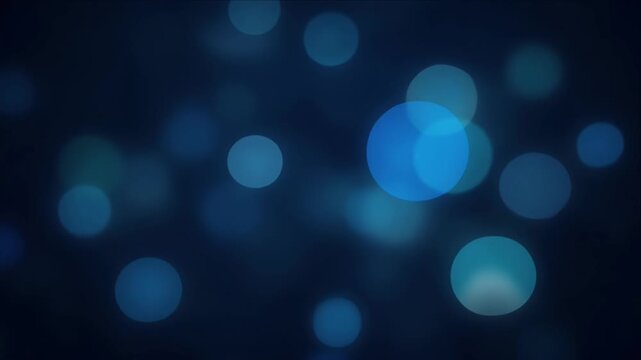 Blue bokeh abstract light background dreamy circle glow and soft blur effect with smooth gradient pattern creating calm atmosphere elegant modern wallpaper art soft pattern blur glow circle background