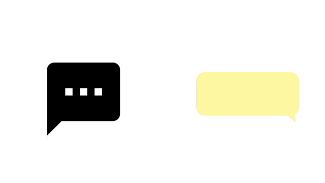Chat icon isolated on transparent background. Modern PNG symbol for messaging, conversation, communication, live chat, apps, websites, UI and graphic design projects