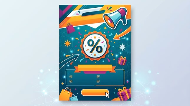 Megaof Promotional Sale and Discount Flyer Templates Suitable for Digital Marketing Posters Banners and Newsletter Graphics sale discount flyer banner poster newsletter social media promotion