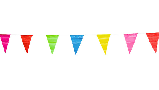 set of colorful flags