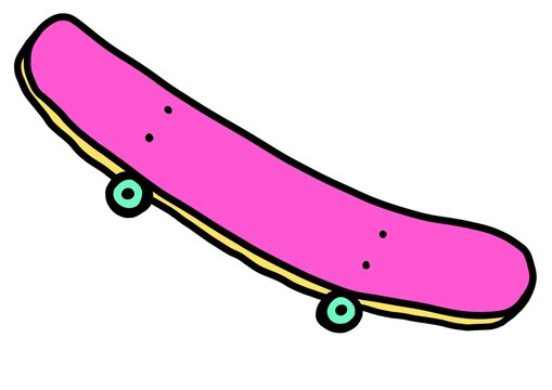 Skateboard illustration