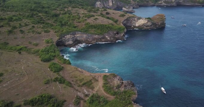Bali Indonesia vacation picturesque aerial view