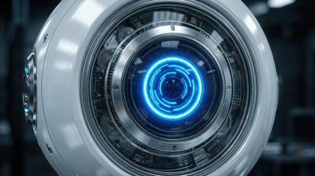 High-Tech Robotic Camera Lens Iris