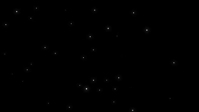 Abstract background. Stars in the night sky animation. Time lapse of moving galaxy milky way in starry sky. Flying through the stars in outer space motion graphic. luxury night sky glitter twinkle.