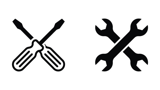 Repair icon flat clipart series Tools Maintenance Repair