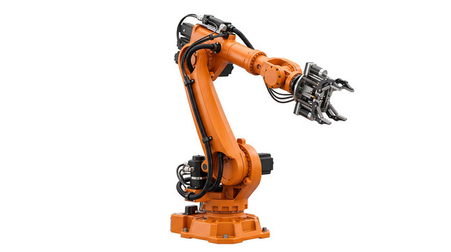 Industrial automation robotic arm for smart manufacturing factory