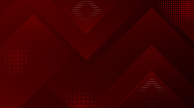 Dynamic deep red abstract background featuring elegant geometric layers and subtle patterned textures, perfect for modern business presentations, digital branding, and creative graphic designs