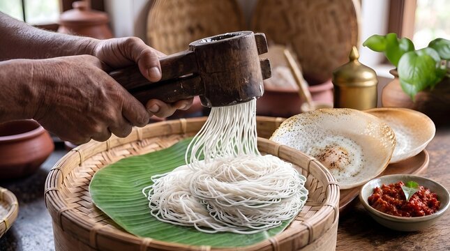 Traditional Sri Lankan Hopper and String Hopper Making Process