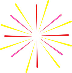 Naklejka premium FIREWORKS