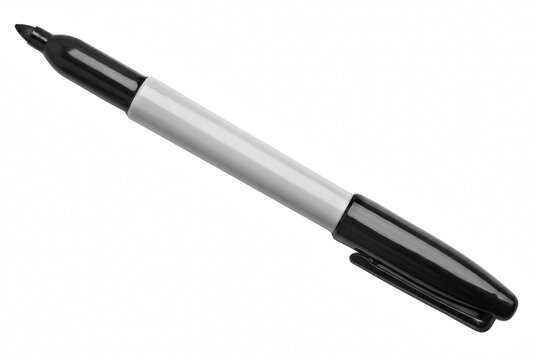 Silver Permanent Marker with Fine Point Tip