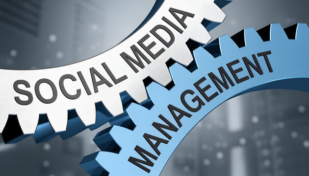 Social Media Management and Digital Marketing Concept