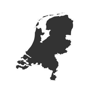 Netherlands Vector Shape Isolated
