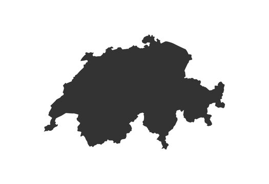 Switzerland Vector Shape Isolated