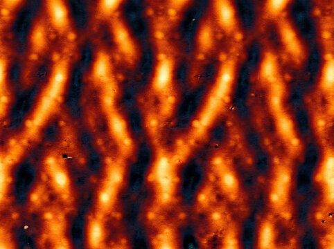 Mott insulator charge density wave pattern vibrant colors, showcasing intricate textures