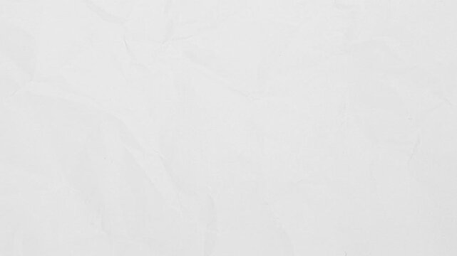 White recycle craft paper cardboard surface texture background stop motion. Stop motion of crumpled white paper texture, abstract loop background. Animated White Crumpled Paper Texture Background.